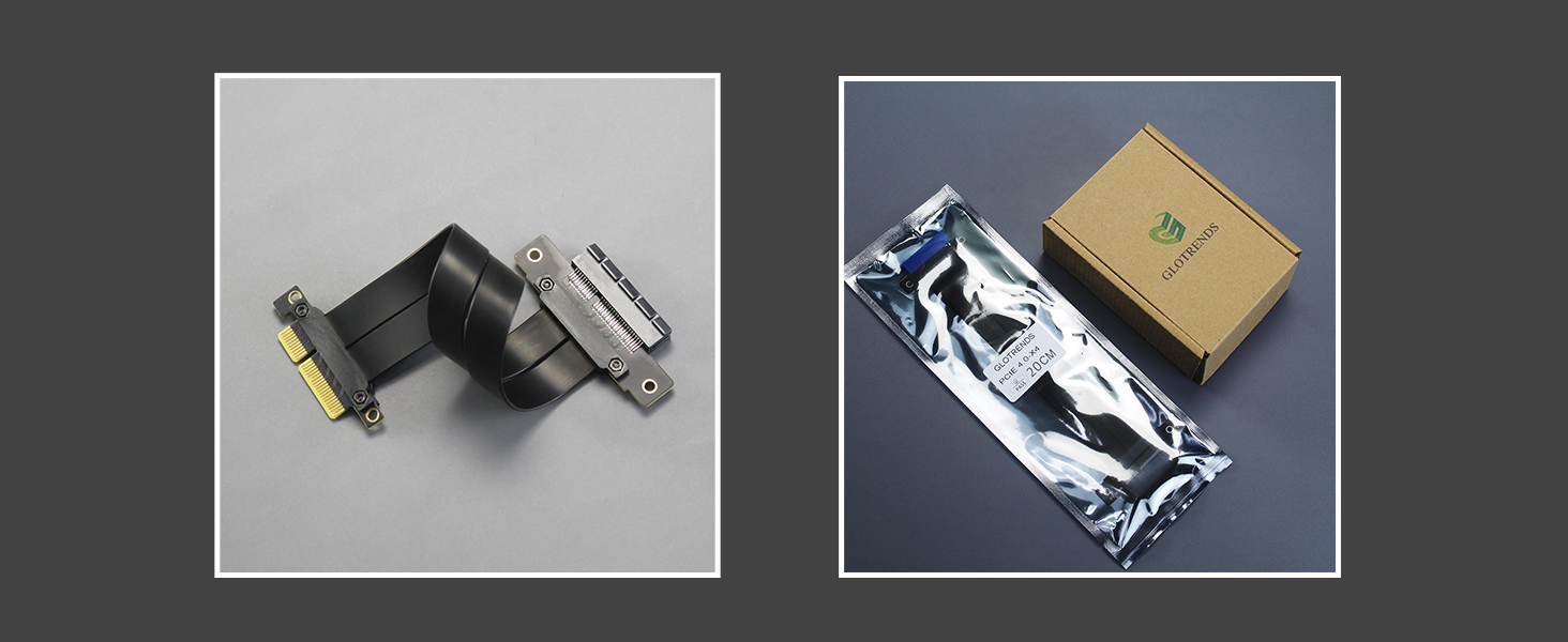 PCIe 4.0 X4 Riser Cable