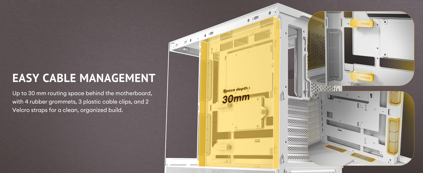 Antec C6 Wood White Mid-Tower Case