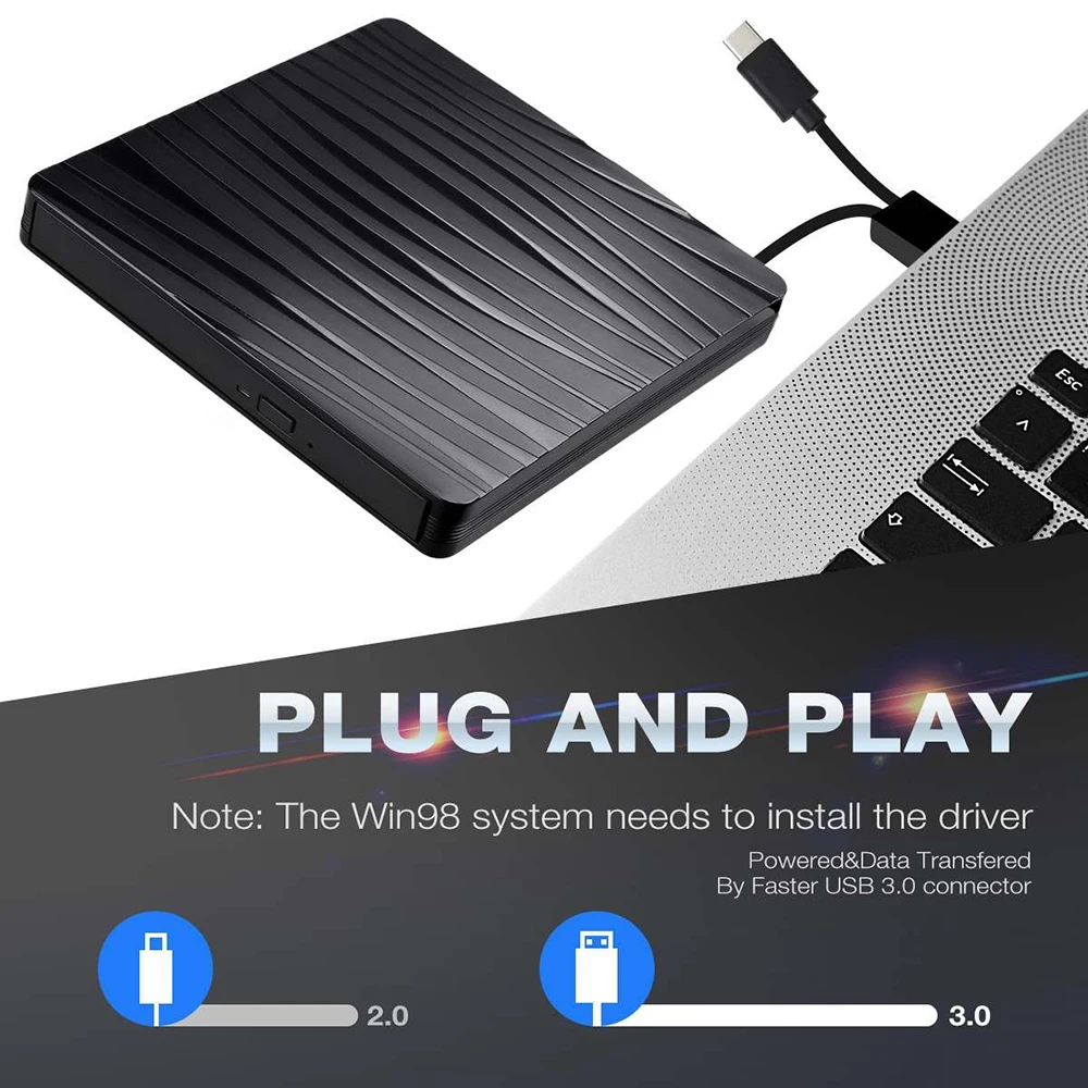 External CD/DVD Drive for Laptop