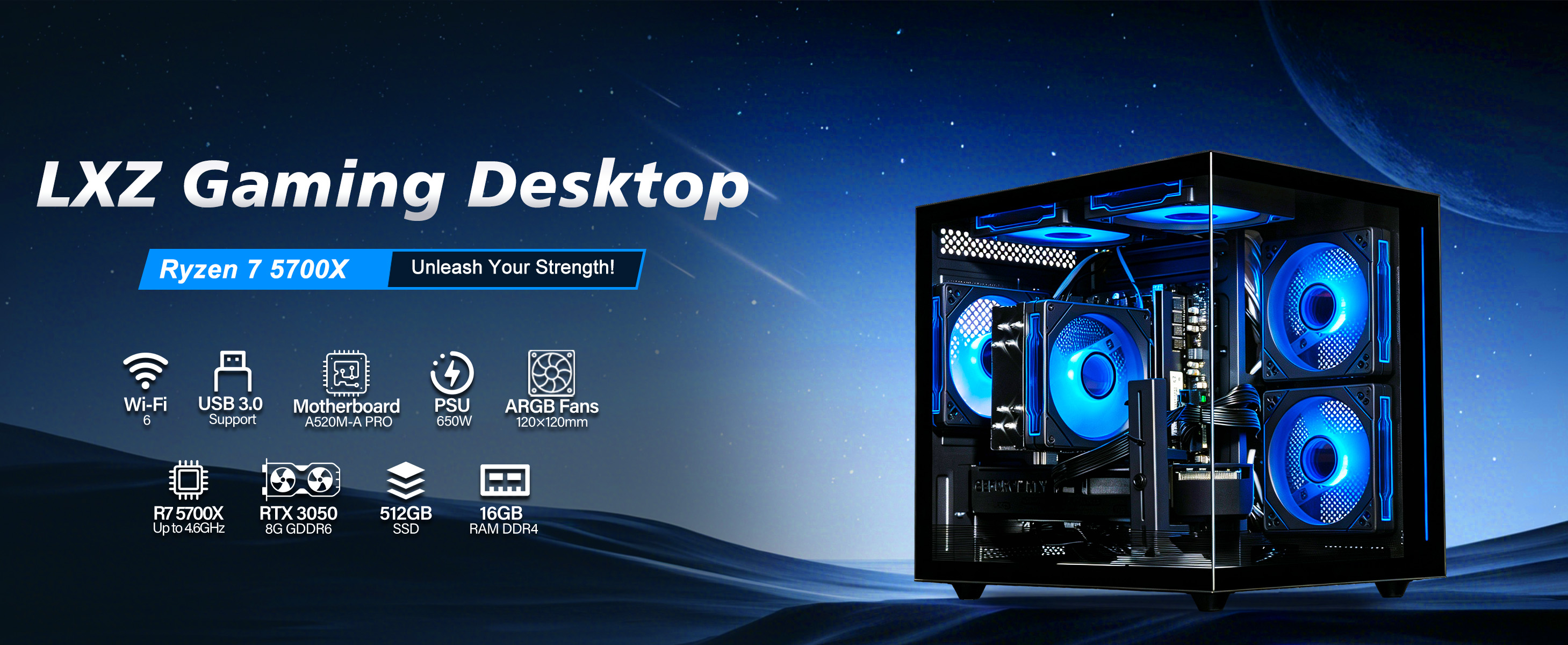LXZ 5700X-RTX 3050 PC