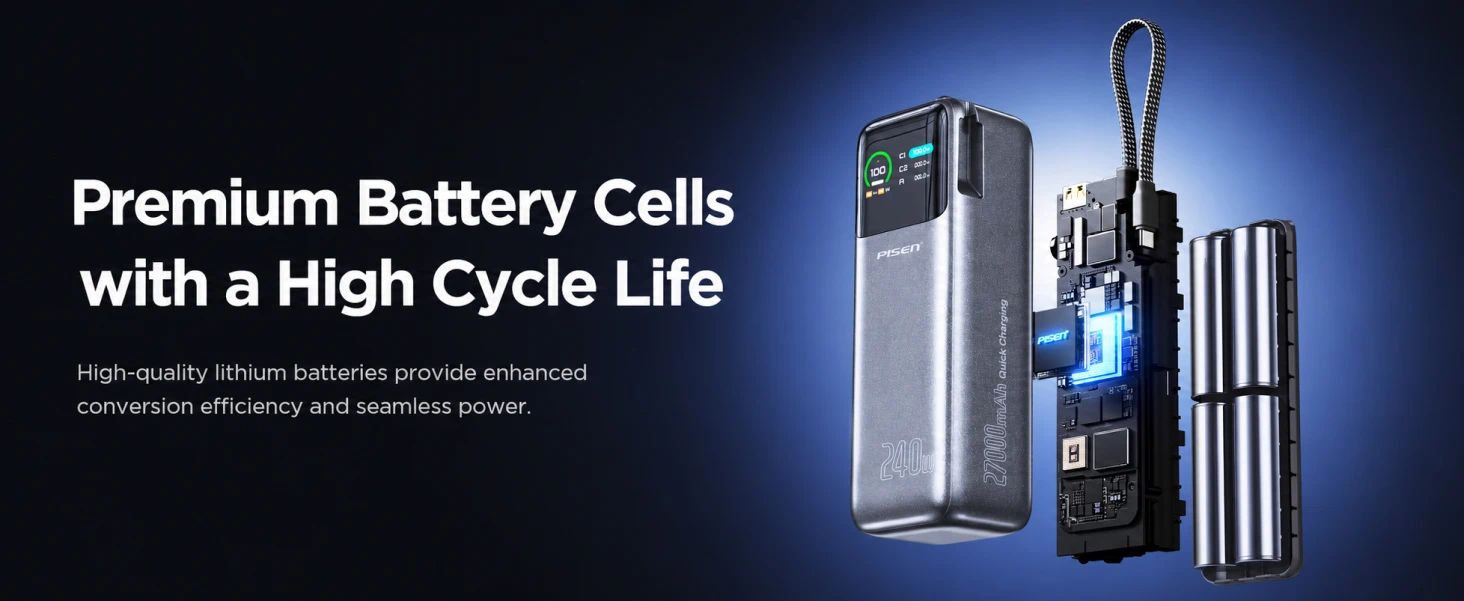 PISEN TP-D106 Bolt 240W 27000mAh Power Bank