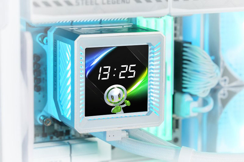 ASRock Steel Legend 360 LCD AIO Liquid Cooler