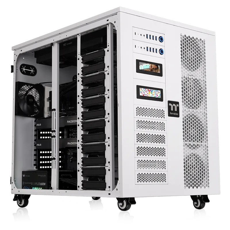 Thermaltake AX1000 TG Snow AI Workstation Chassis