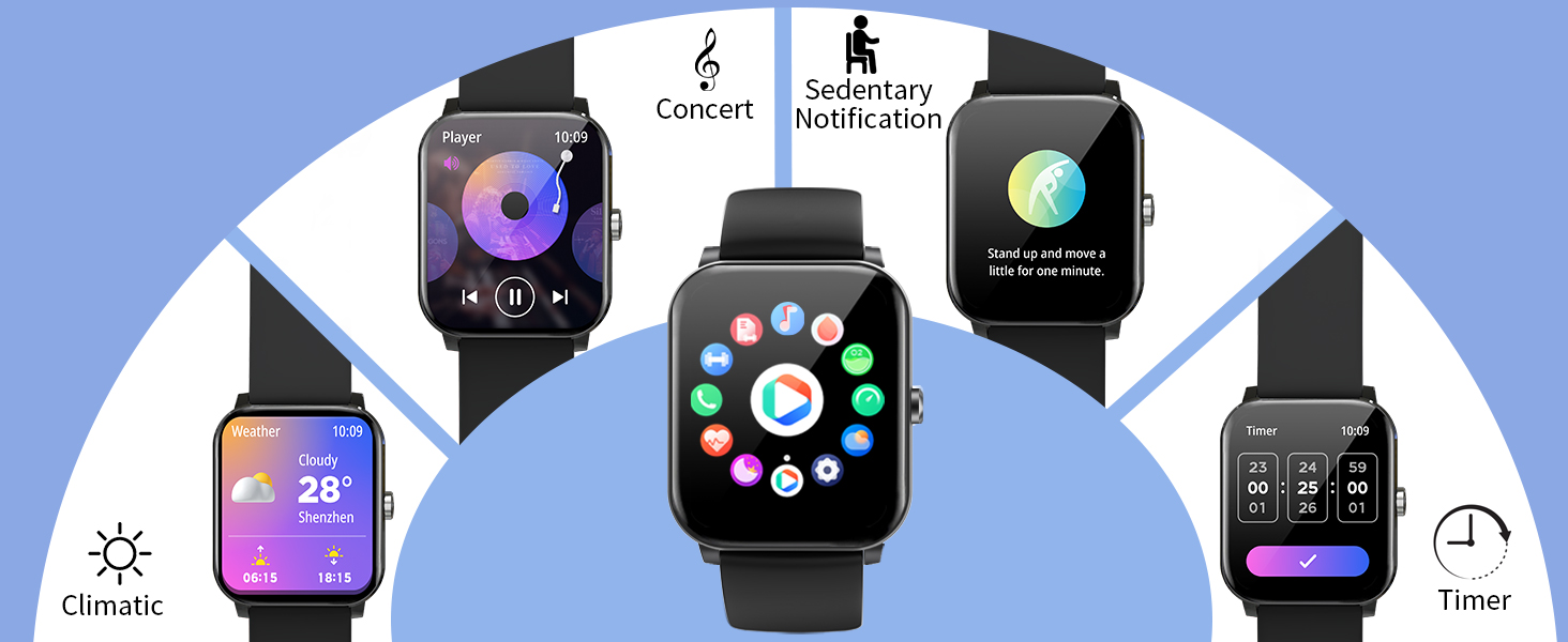 Smart Watch, 1.85"HD Smartwatches for Men, (Answer/Make Calls), Fitness Tracker with 120+ Sport Mode