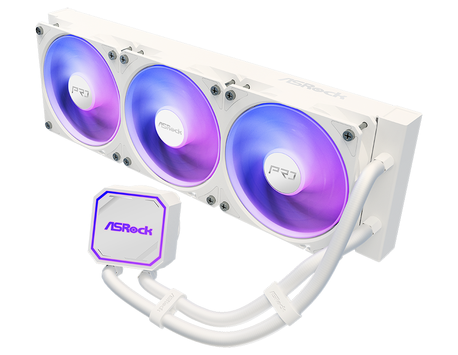 ASRock AIO PRO White 360 ARGB Liquid Cooler