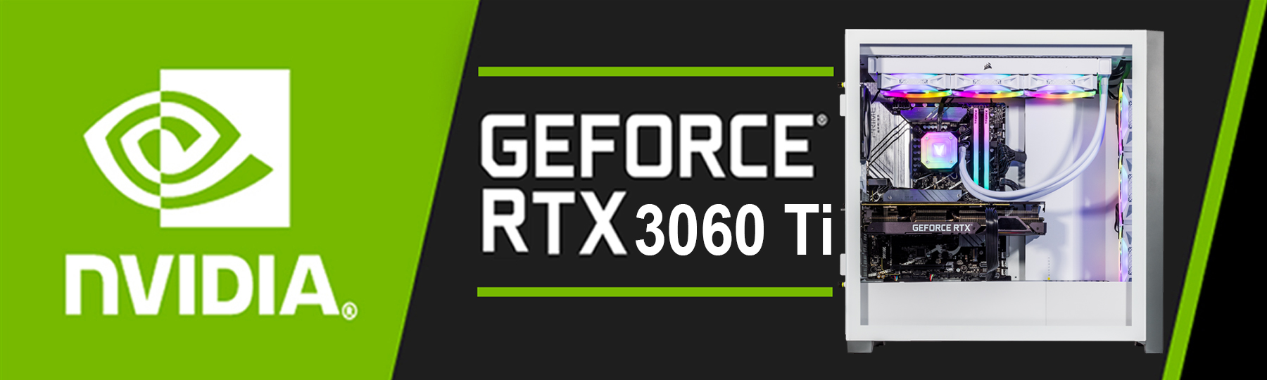 GeForce RTX 3060 Ti, 8GB GDDR6 PCIe 4.0, VR Ready, G-SYNC, DirectX 12
