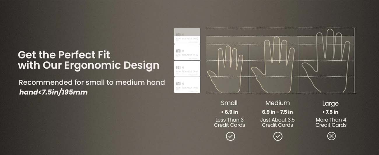 ProtoArc® EM11 NL Bluetooth Ergonomic Vertical Mouse