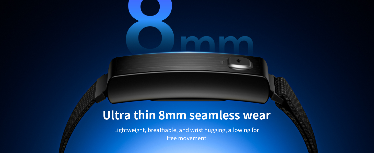 IP68 Waterproof Screen-Free Fitness Wristband