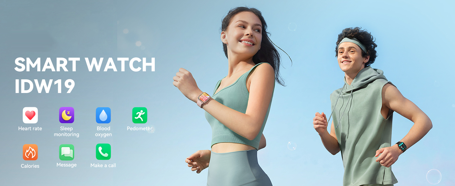 1.8 Inches Bluetooth Smart Watch for Women with Alexa Voice