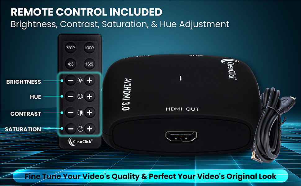 Remote Control Included