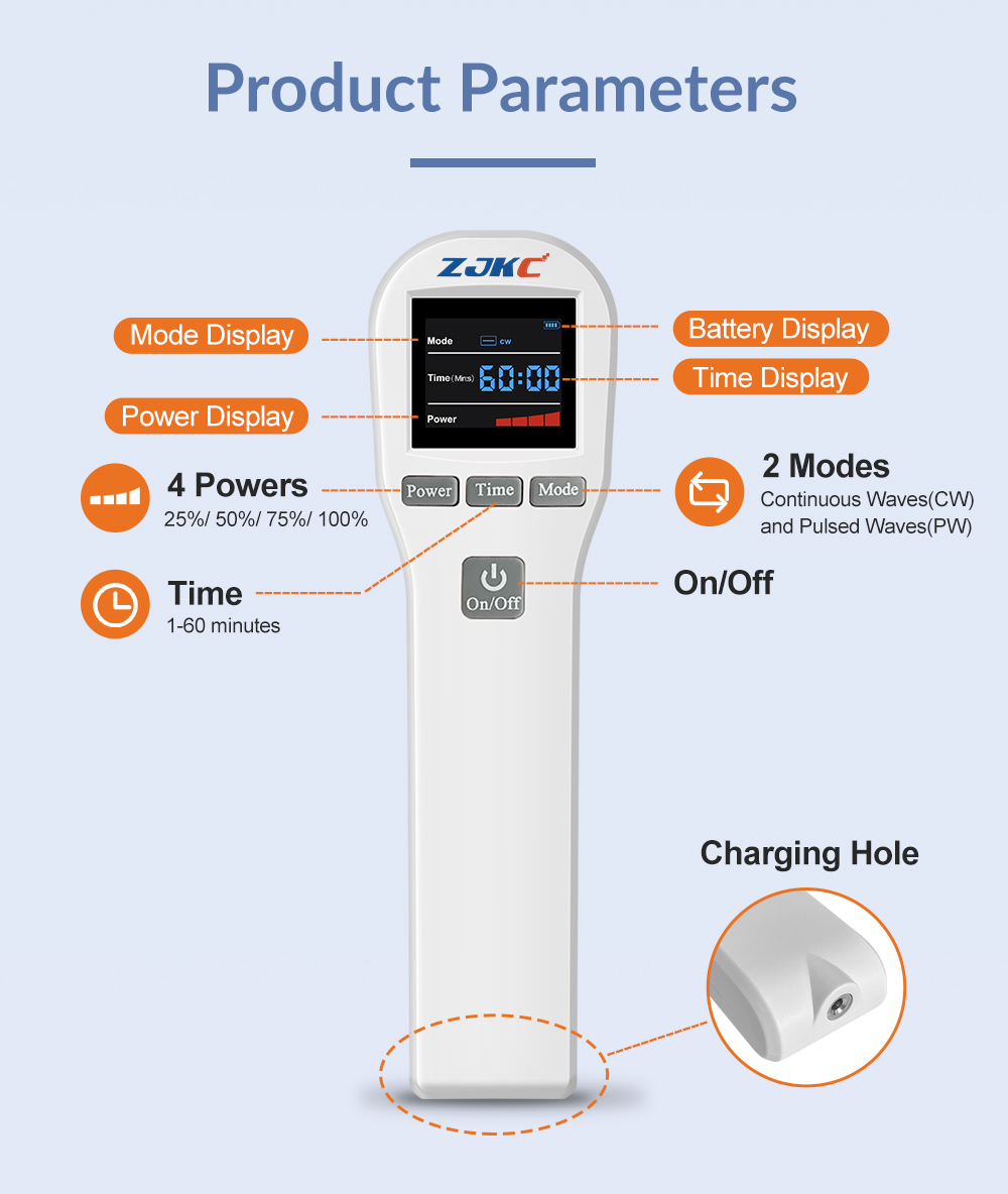 Handheld Cold Laser Therapy Device