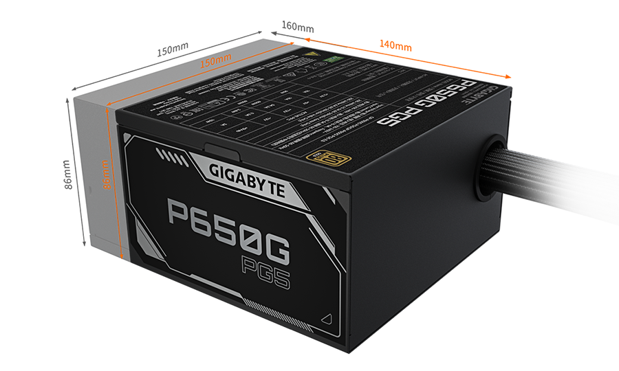 GIGABYTE P650G PG5 Power Supply