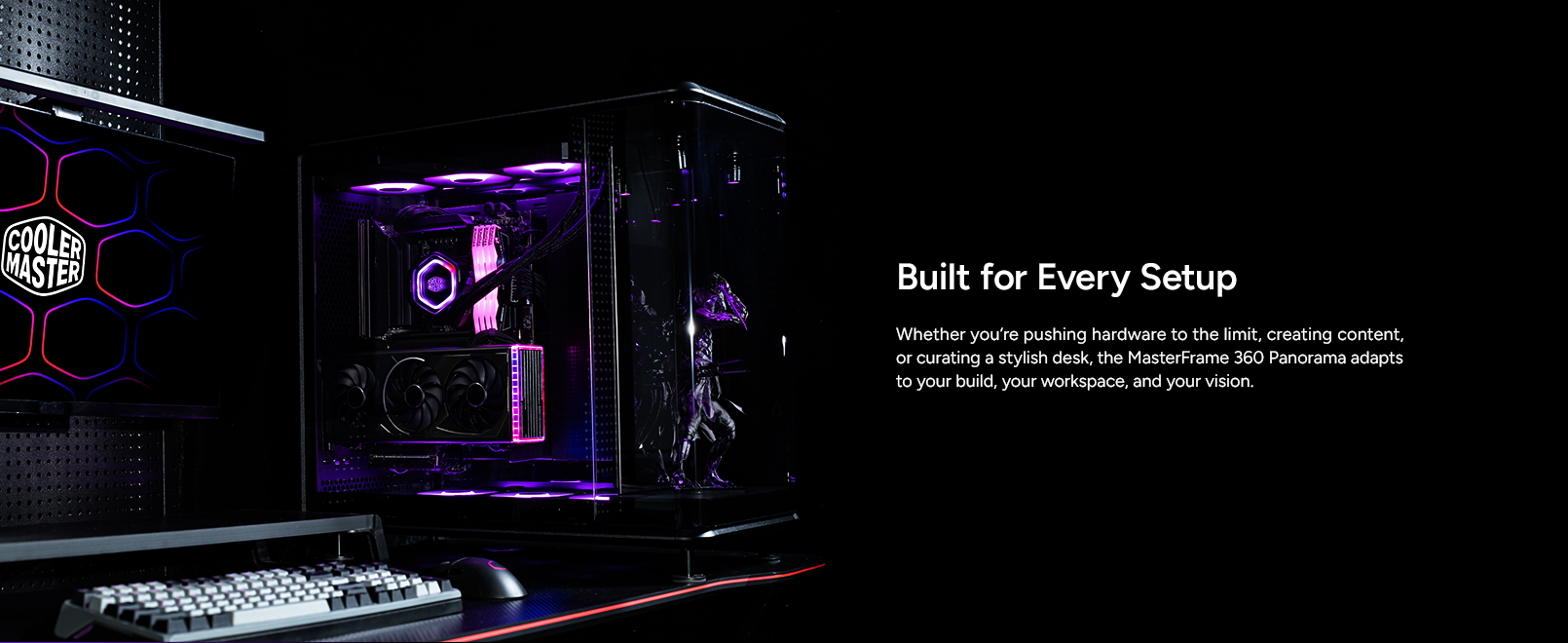 Cooler Master MasterFrame 360 Panorama ATX Mid-Tower PC Case