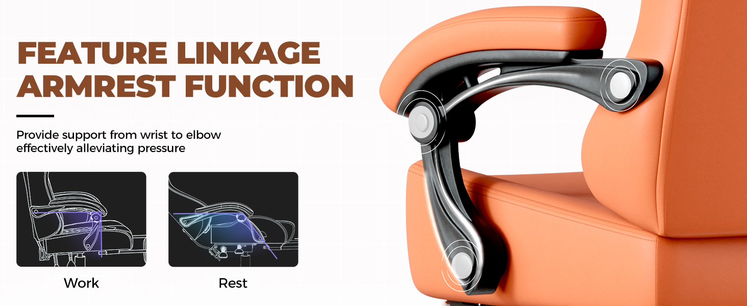 Gaming Chair, Big and Tall, High Back Ergonomic with Pocket Spring Cushion, Footrest, Lumbar Support