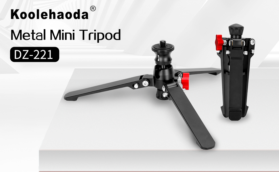 The tripod is all metal construction made of high strength aluminum alloy, advanced CNC processing t