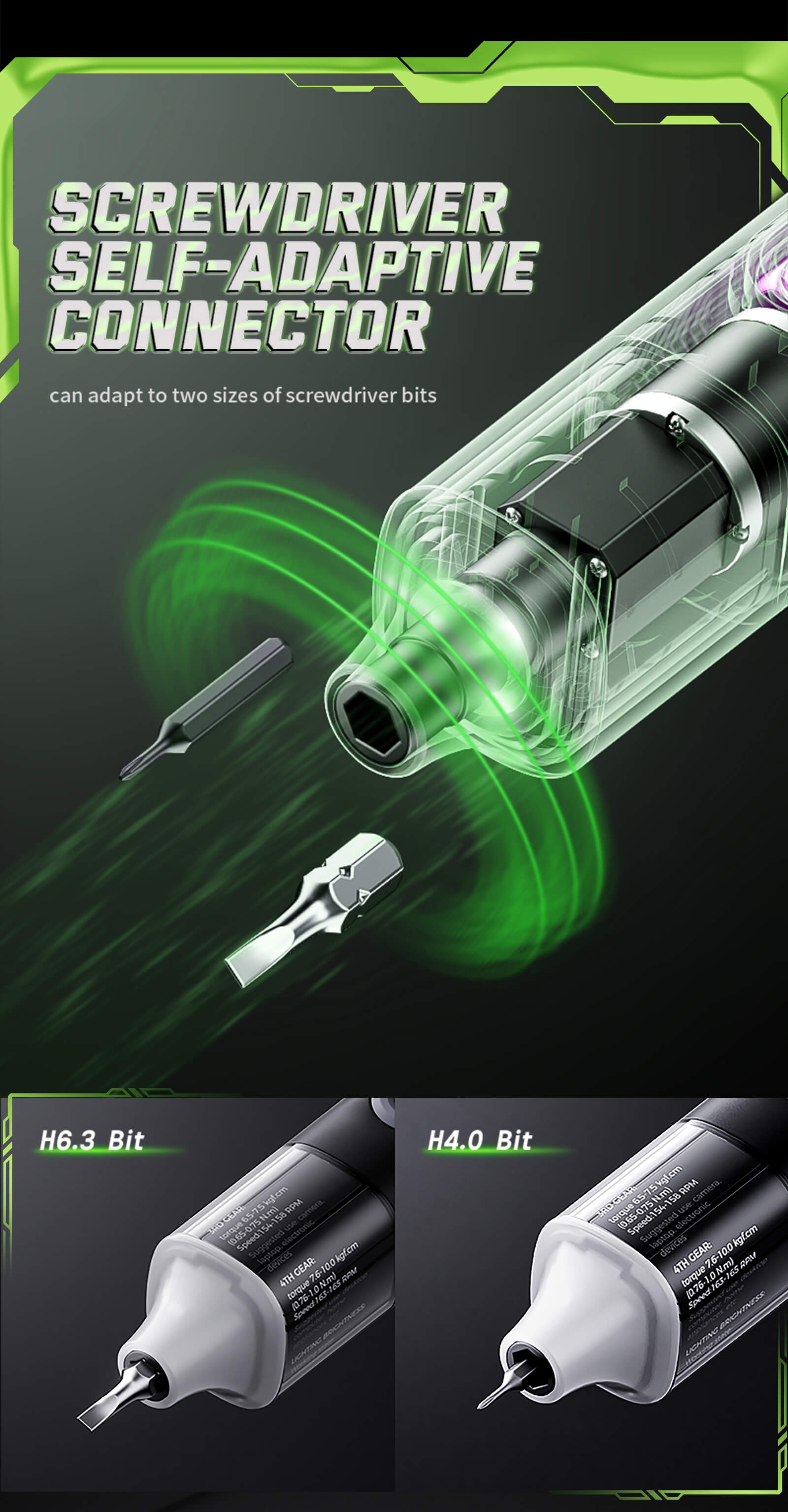 Adaptive Screwdriver Interface