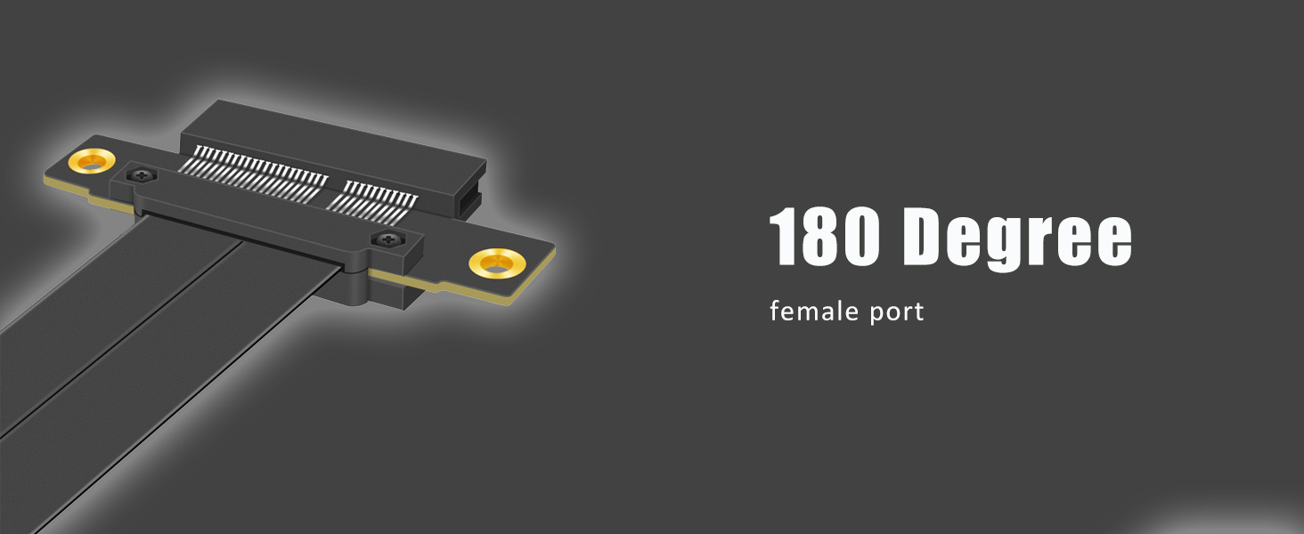 PCIe 4.0 X4 Riser Cable