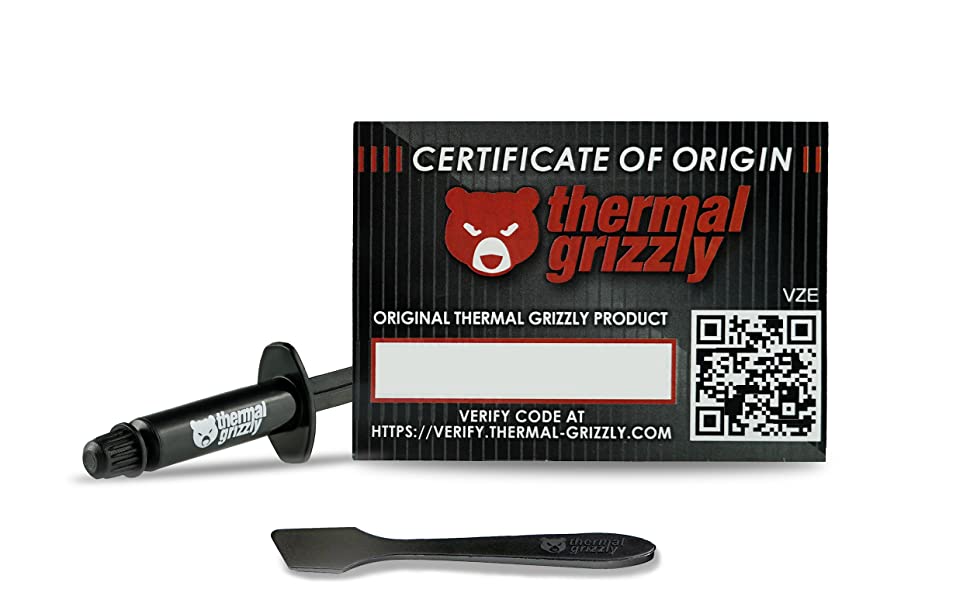 Thermal Grizzly Kryonaut The High Performance Thermal Paste for Cooling All  Processors, Graphics Cards and Heat Sinks in Computers and Consoles 