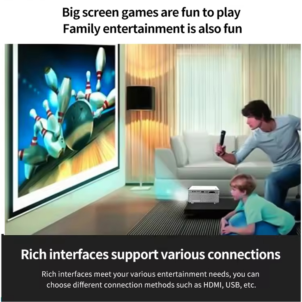 Projector Home Theater/Bedroom/Outdoor