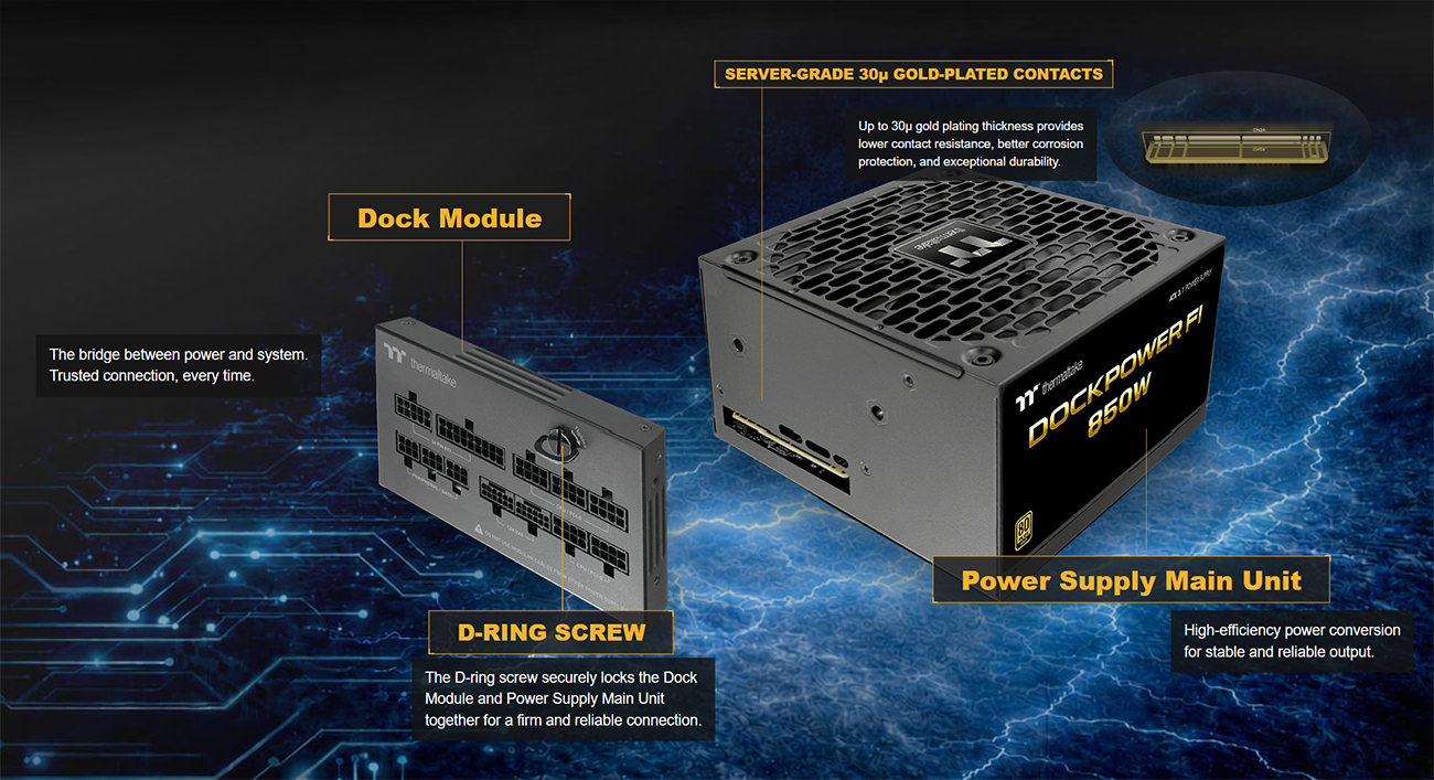 Thermaltake Dockpower FI 850W Power Supply