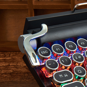 Manual lever pulling restores the vintage flavor