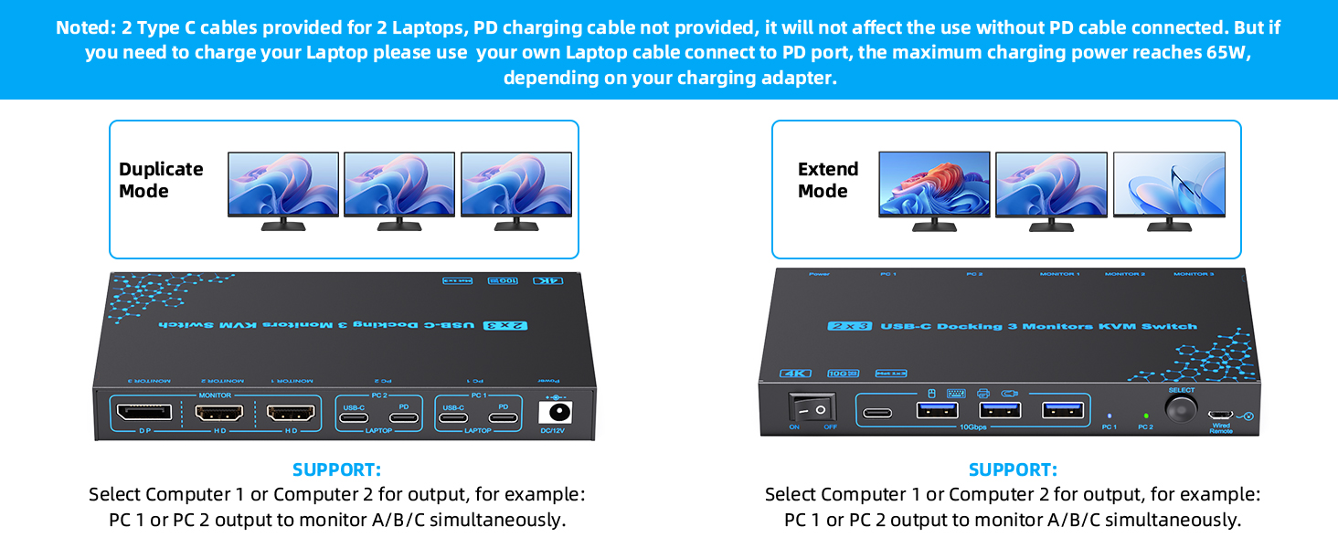 The better the computer's performance and operating system, the better the kvm switch will work.