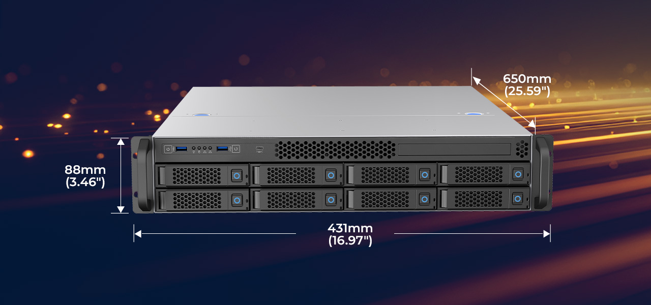 Rosewill RSV-H208 2U Rackmount Chassis