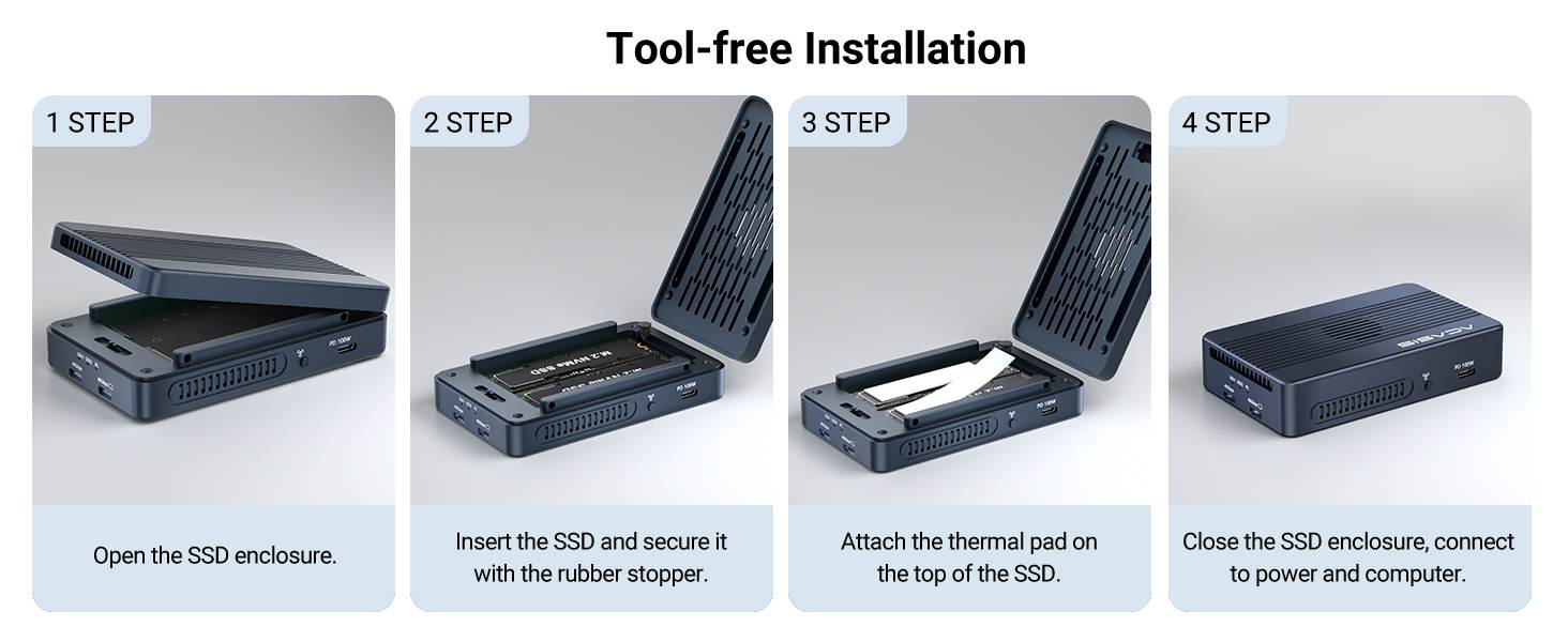 Tool-free Installation