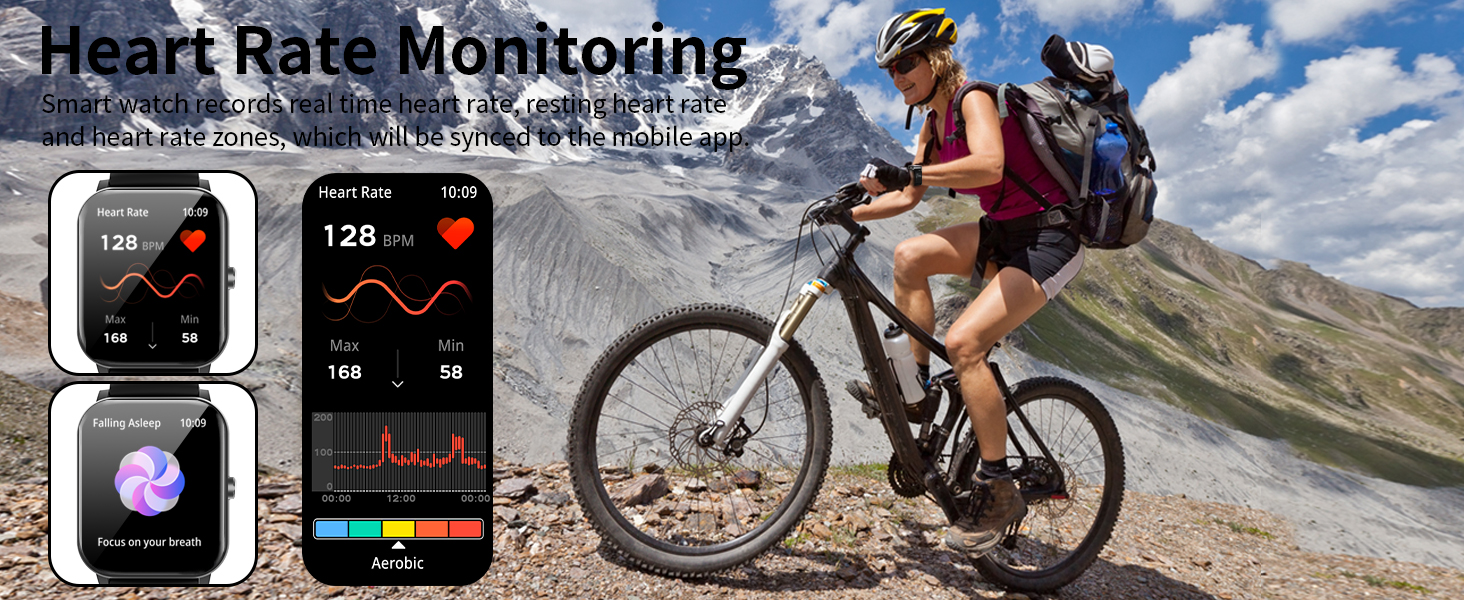 Smart Watch, 1.85"HD Smartwatches for Men, (Answer/Make Calls), Fitness Tracker with 120+ Sport Mode