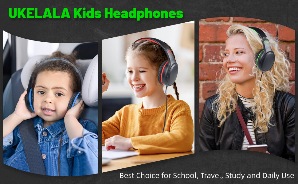 UKELALA U2 Green Wired Headphones 
