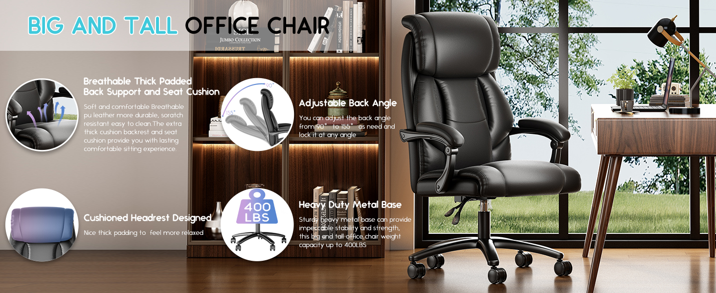 Big and Tall Office Chair 400lbs
