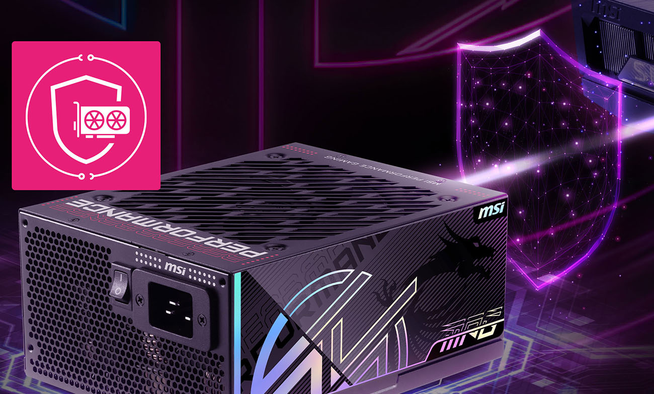 MSI MPG Ai1300TS PCIE5 Fully Modular Gaming 1300W Power Supply