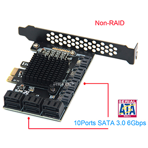 sata expansion card 10 port