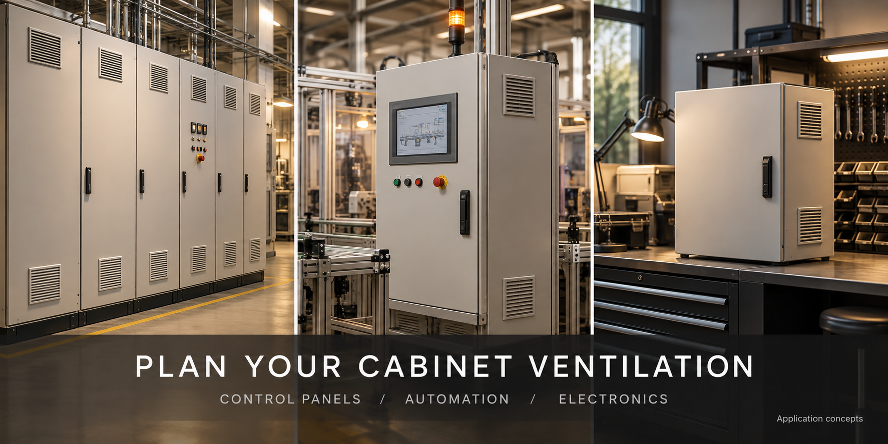SXDOOL enclosure ventilation application concepts