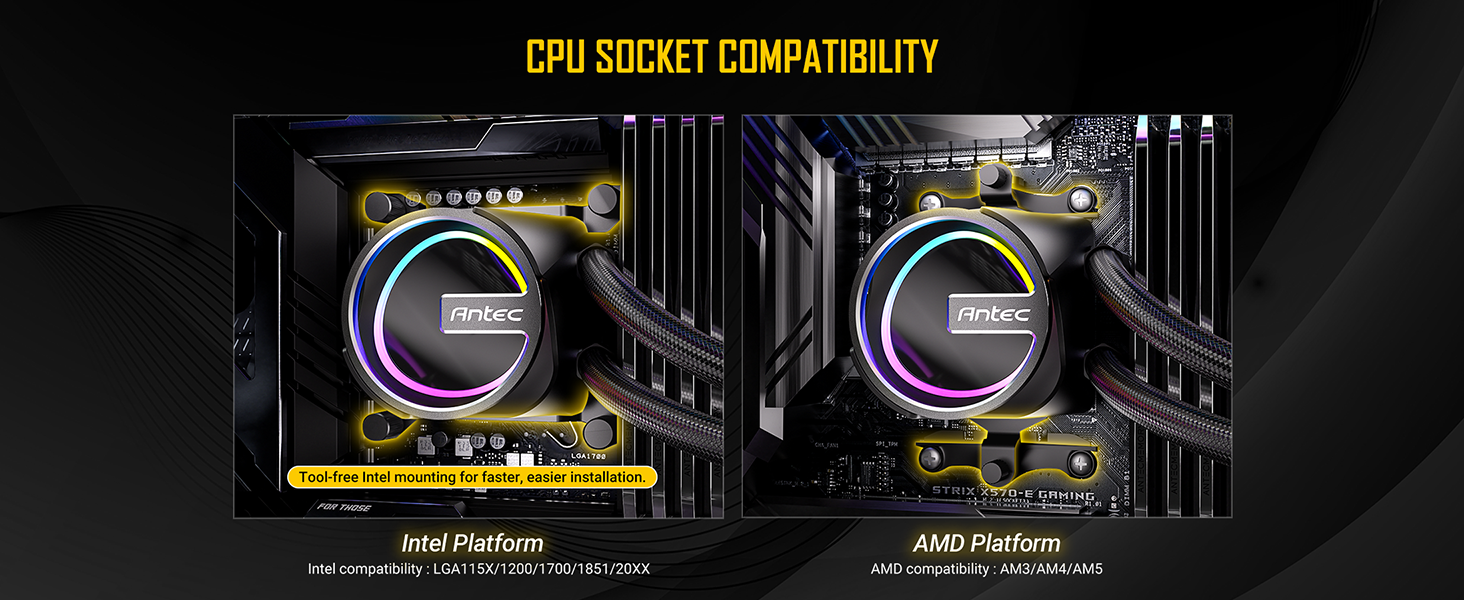 Antec Skeleton 240 ARGB Liquid CPU Cooler