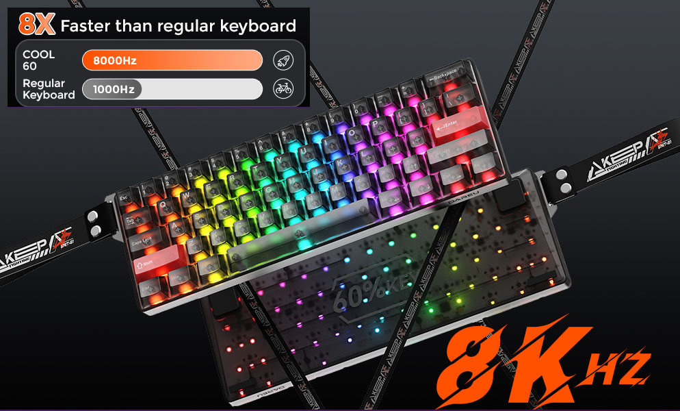 DAREU COOL60 60% Hall Effect Gaming Keyboard