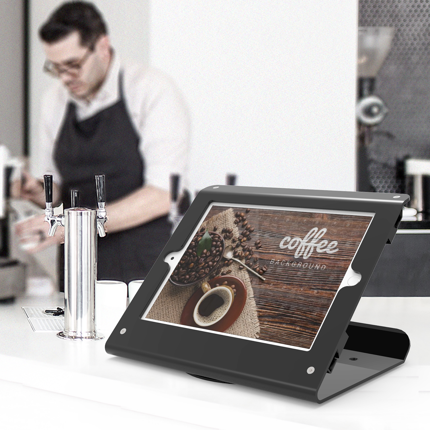 Kiosk countertop iPad Stand Holder