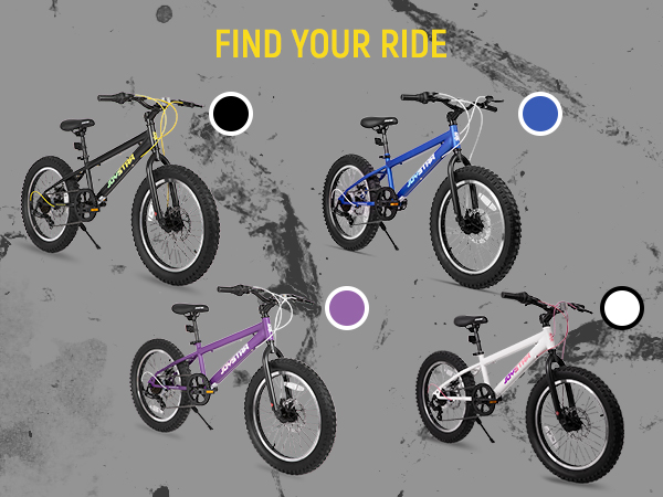 kids bike kids mountain bike kids bicycle girls boys 20 inch fat tire