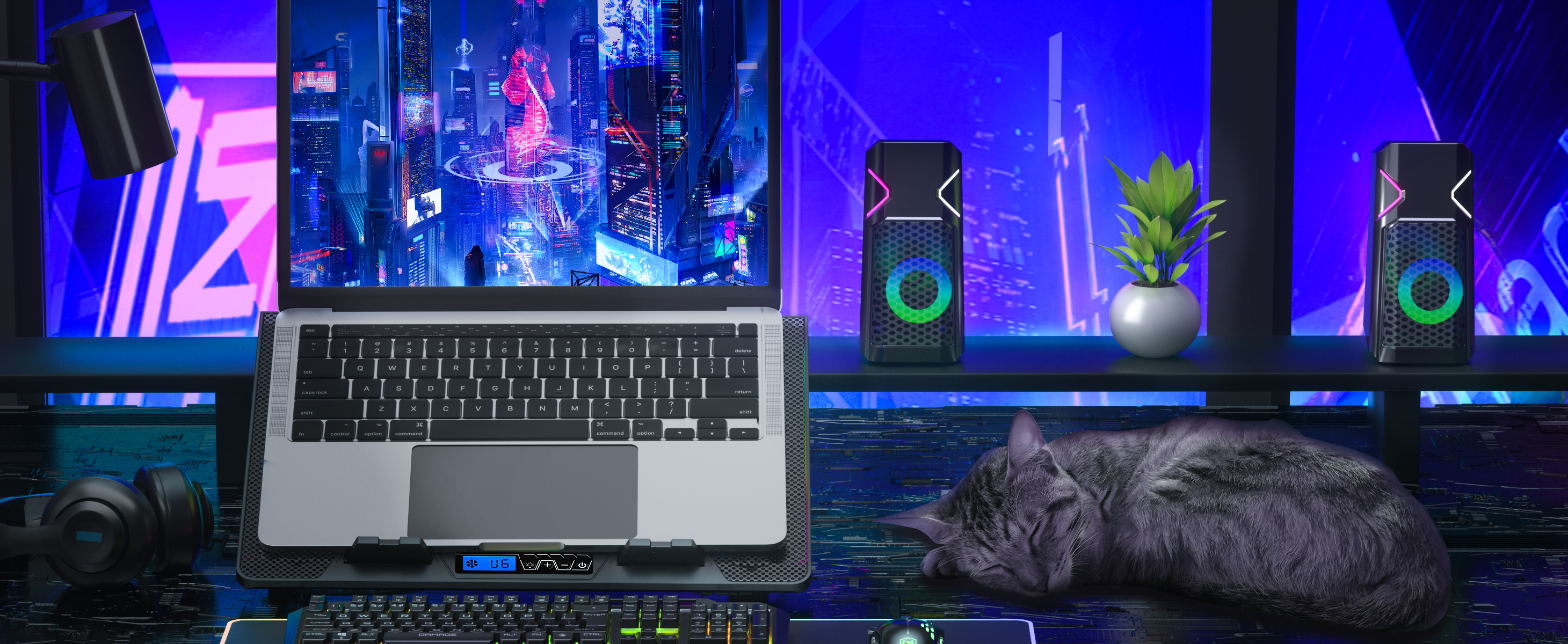 gamer laptop fan cooling pad for lenovo IdeaPad Legion ThinkPad ThinkBook Yoga laptops