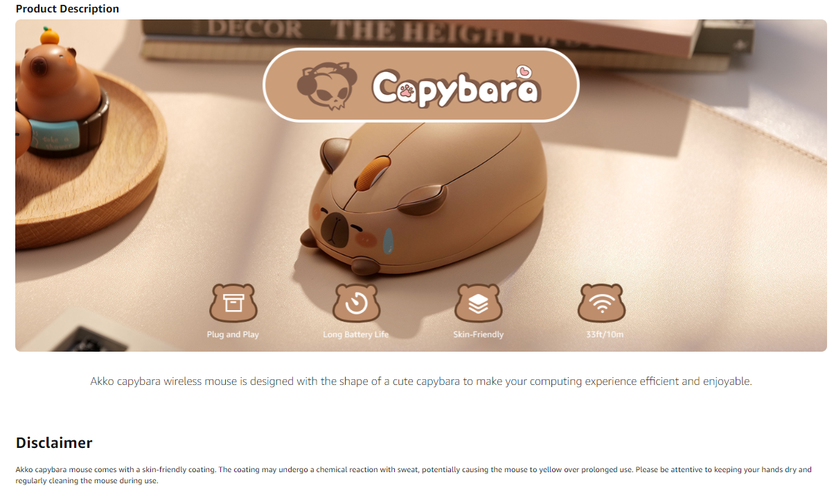 Wireless BT mouse compatible with Mac/Win system