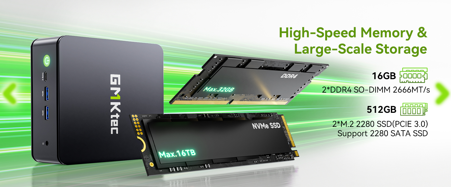 DUAL MEMORY & STORAGE