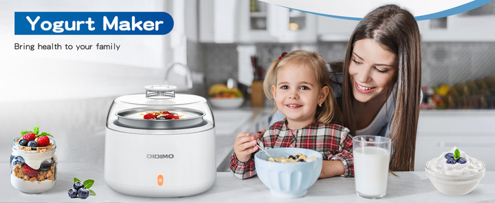 Let your family and children enjoy healthy yogurt.