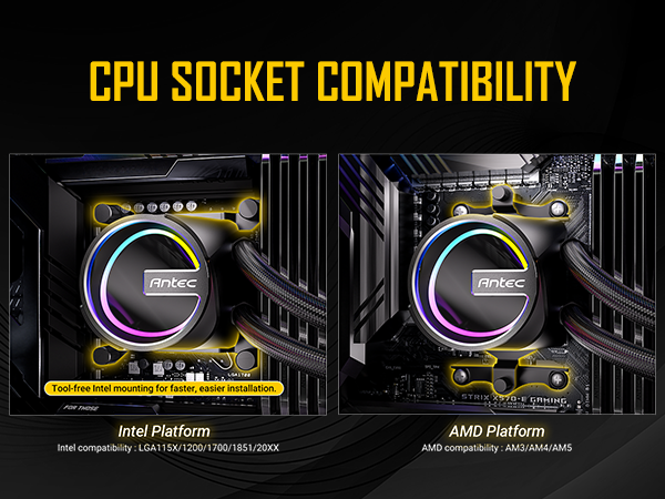 Antec Skeleton 240 ARGB Liquid CPU Cooler