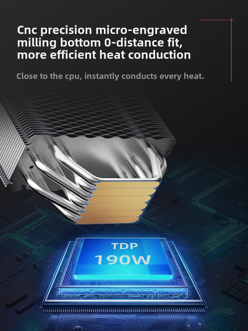 CPU Cooler with Temperature Display