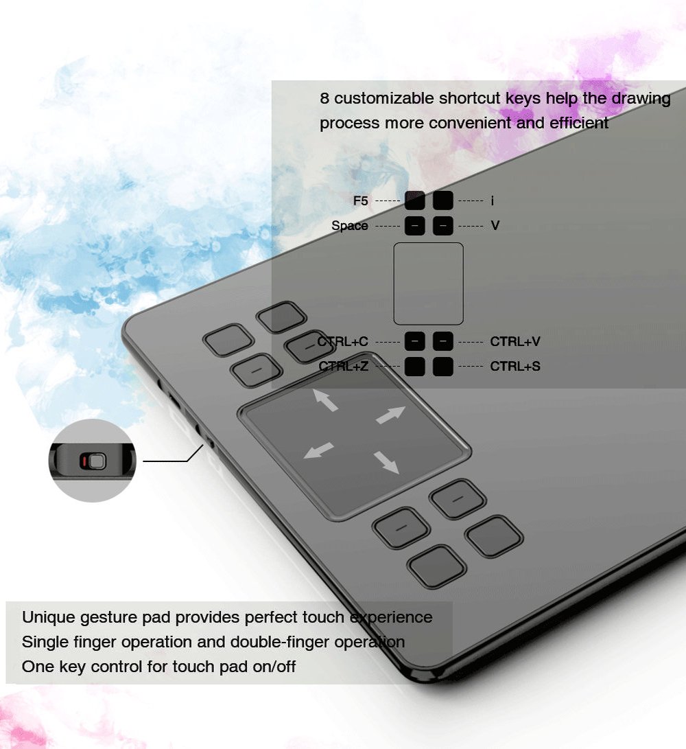 touch panel control drawing tablet