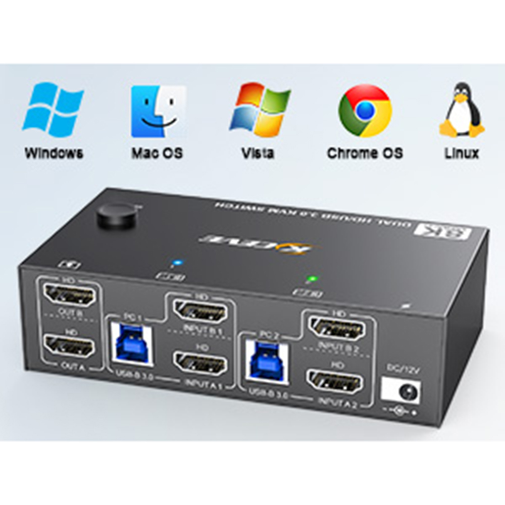 Widely compatible For Windows, Mac OS, Linux and Chrome OS. Compatible with PS5, PS4, TV Box, PC, La