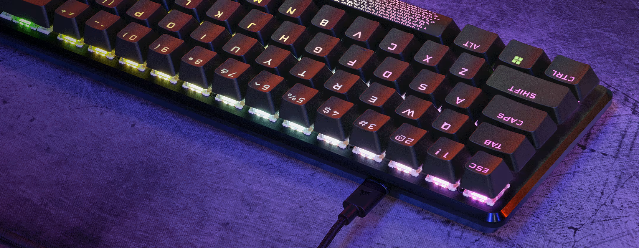 Corsair K65 PRO Mini RGB 65% Optical-Mechanical Wired Gaming Keyboard
