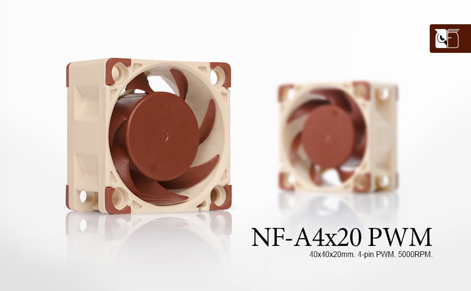 Noctua NF-A4x20 5V PWM Ventilateur pour PC marron (l x H x P) 40 x 40 x 20  mm
