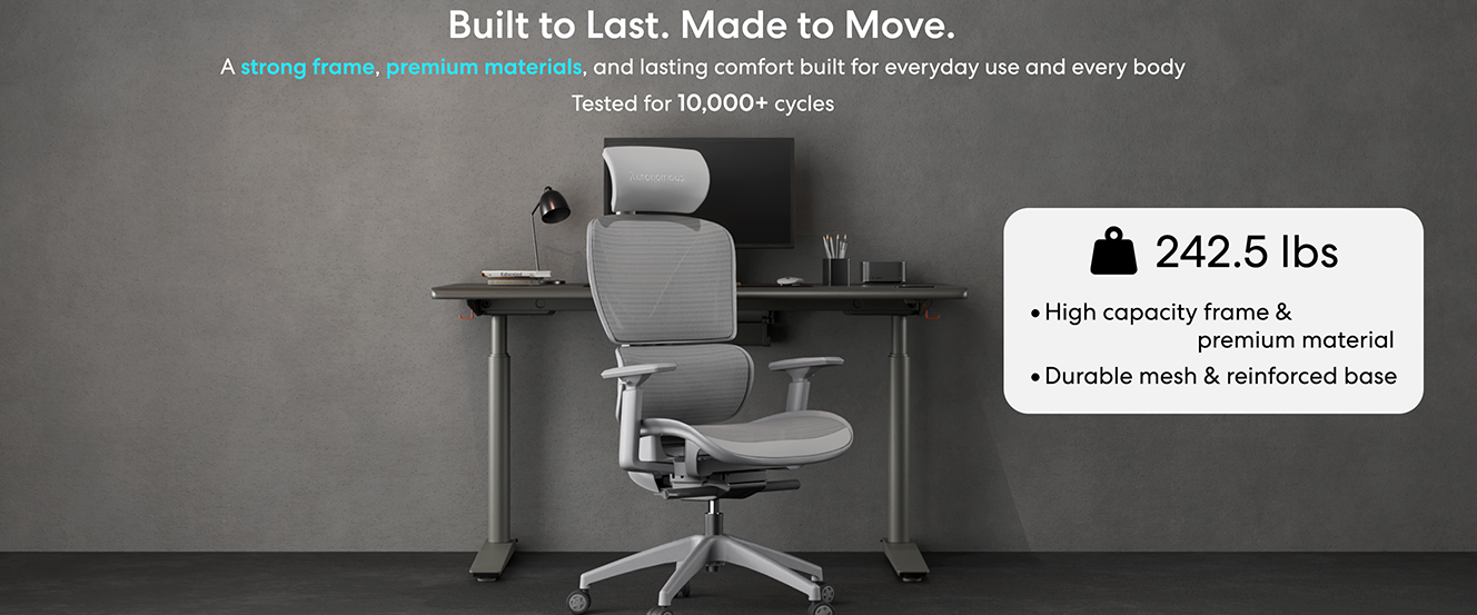 Autonomous Office Erogchair X Weight Capacity