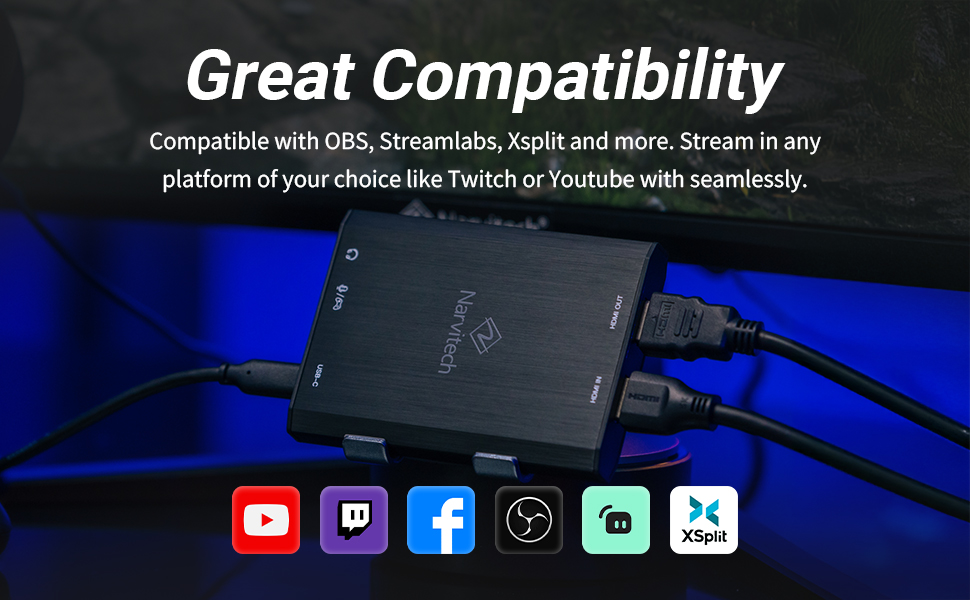 Great Compatibility Seamless Platform Integration Versatile Streaming Options
